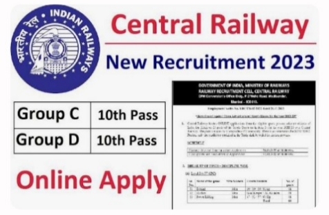 RRC Central Railway Recruitment 2022 »Notification Out for 596 Goods Guard, Clerk, Steno and Other Posts Big News