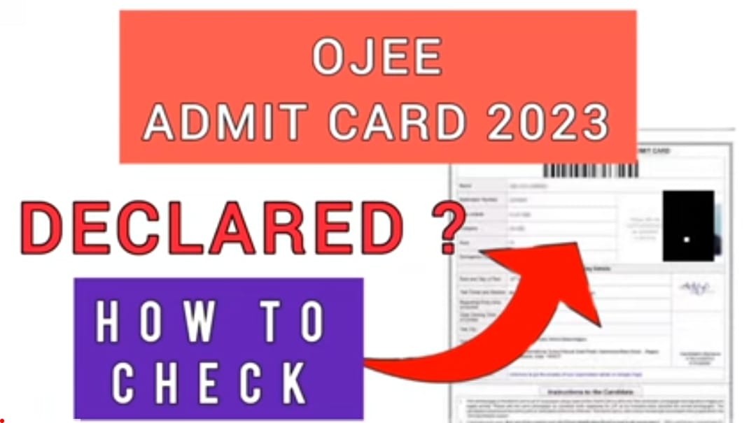 OJEE Admit Card 2023 OUT Direct Link