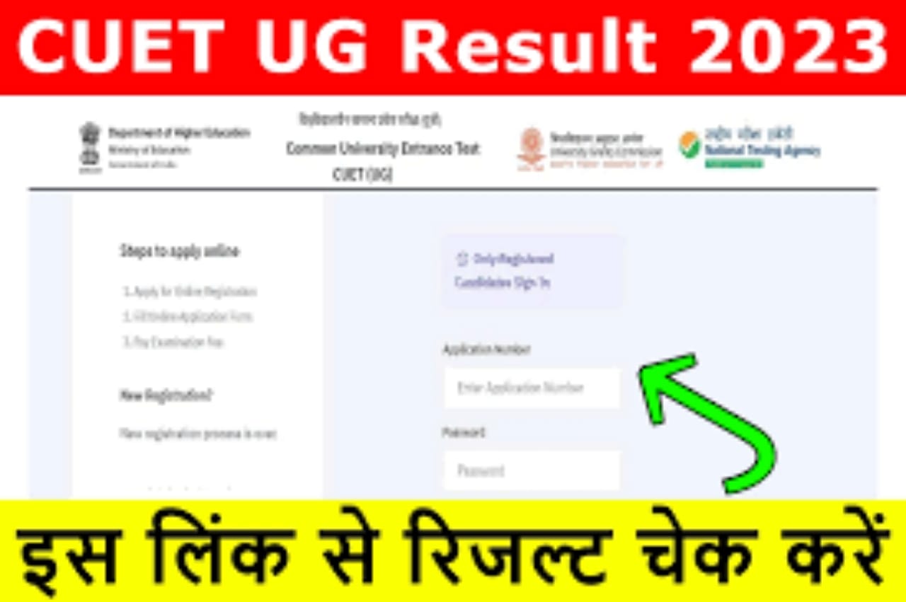 CUET UG Result 2023: Check CUET UG Scorecard and Merit List PDF Download, Direct Link