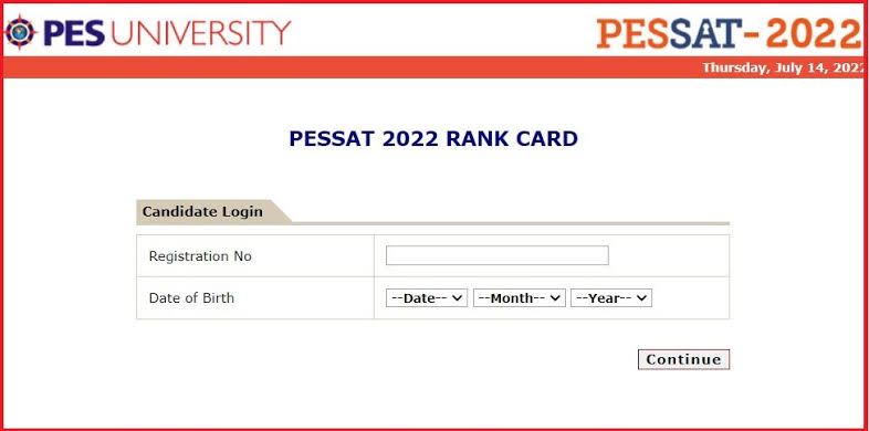 PESSAT Result 2023 (Today) Rank Card Download @pessat.com