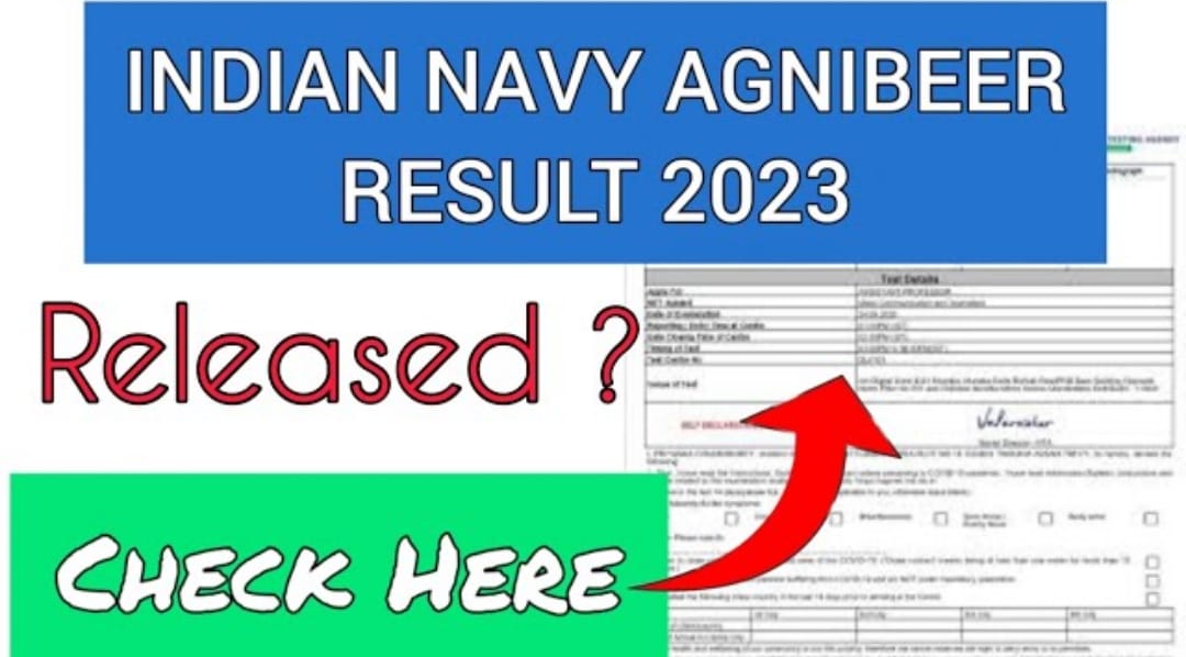 Indian Navy Agniveer Result 2023 Direct Link
