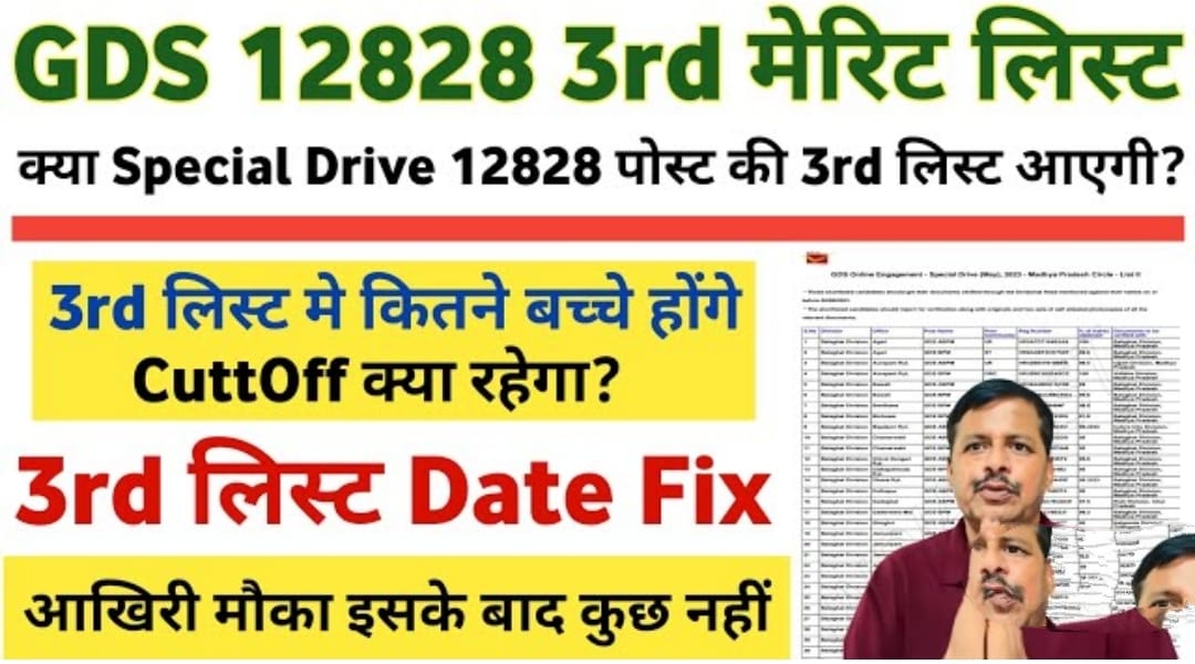 India Post GDS Result 2023 | Download Merit List 3 PDF Cut Off @ Indiapostgdsonline.Gov.In