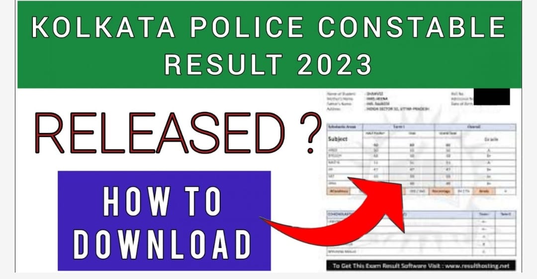 Kolkata Police Constable Result 2023, KP Cut Off Marks, Merit List @ prb.wb.gov.in