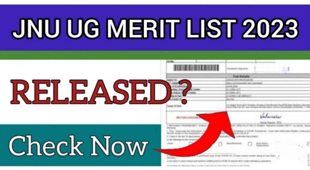 JNU PG Merit List 2023: पीजी मेरिट सूची जारी (Date) , यहां जांचें 1st Merit List