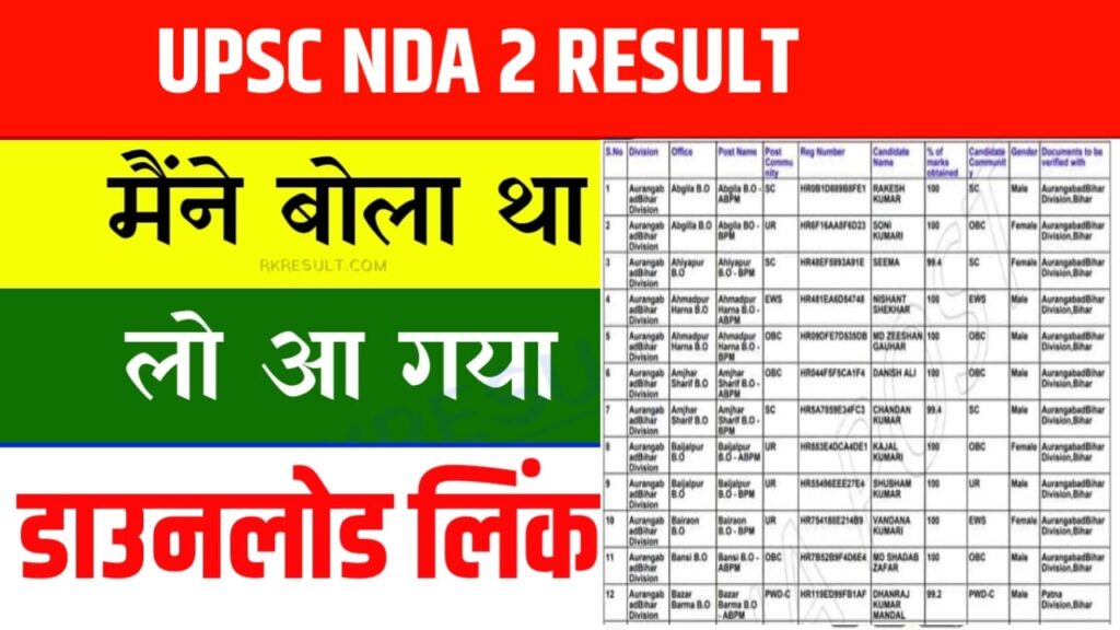 UPSC NDA 2 Result 2023: यूपीएससी एनडीए 2 परीक्षा का रिजल्ट जल्द होगा रिलीज, इस लिंक से देख सकेंगे मेरिट लिस्ट