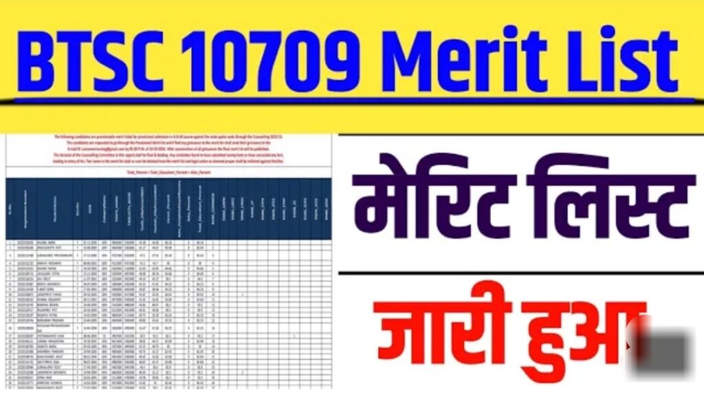 BTSC Anm Merit List | Bihar Anm 10709 Merit List – Check Direct Link
