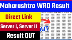 Maharashtra WRD Result OUT 2024 | Cut Off Marks, Merit List